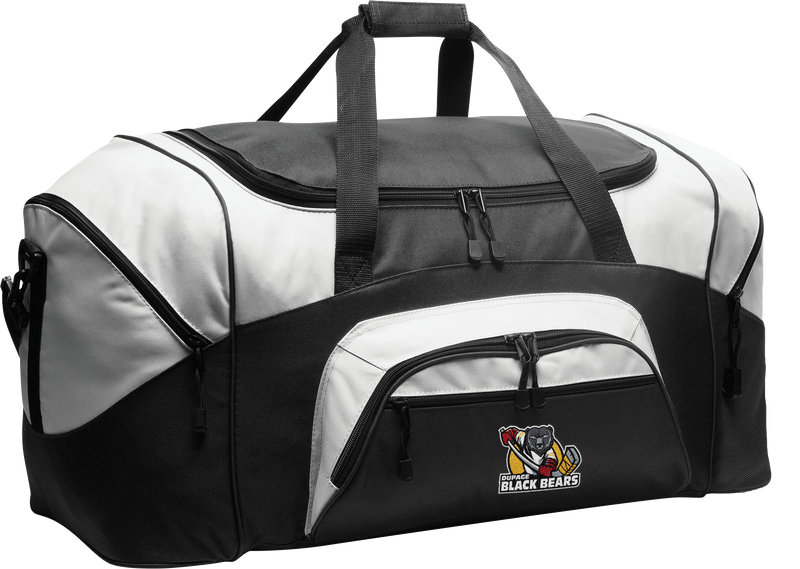 Dupage Black Bears Standard Colorblock Sport Duffel