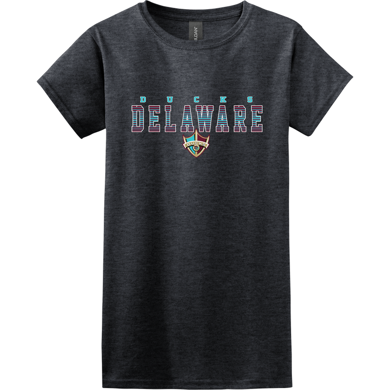 Delaware Ducks Softstyle Ladies' T-Shirt