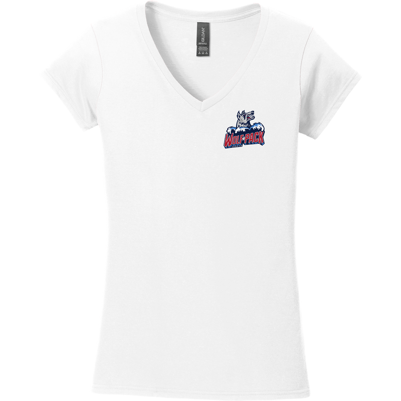 CT Wolfpack South Softstyle Ladies Fit V-Neck T-Shirt