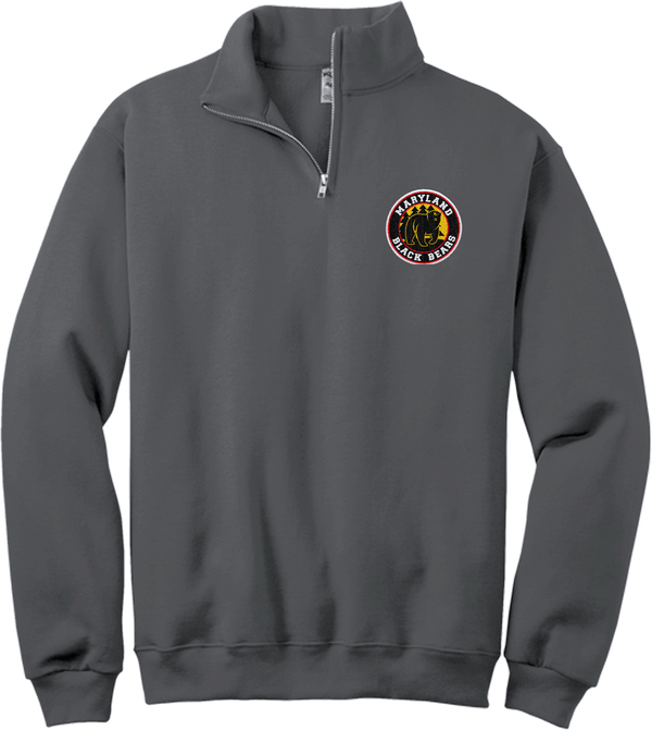 Maryland Black Bears NuBlend 1/4-Zip Cadet Collar Sweatshirt