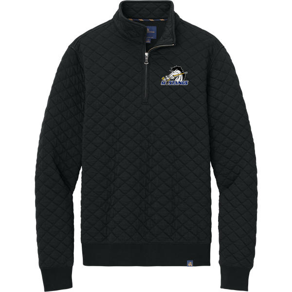Mid-State Mustangs Brooks Brothers Diamond Quilt 1/4-Zip