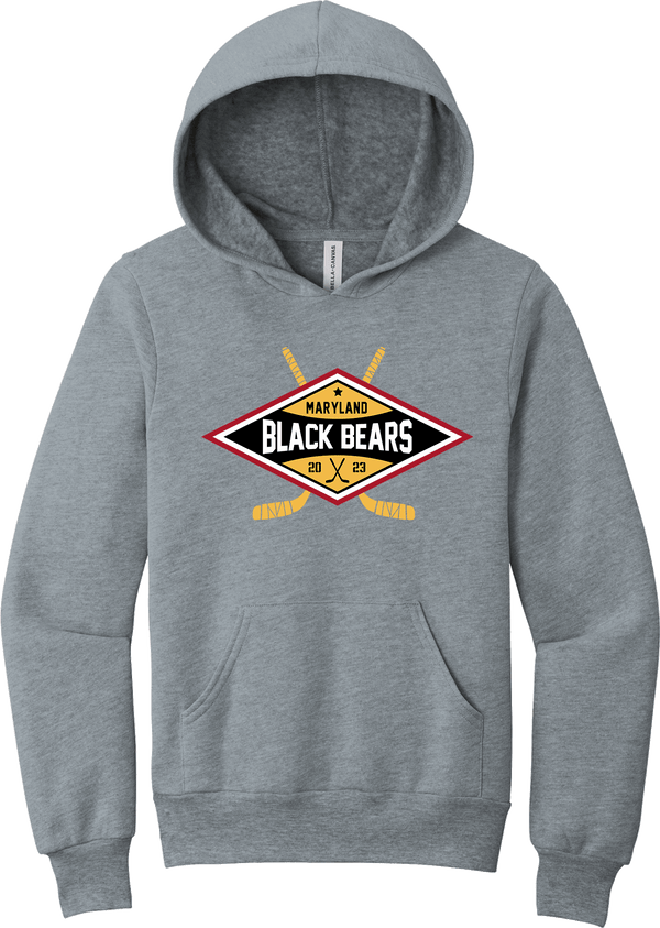 Maryland Black Bears Youth Sponge Fleece Pullover Hoodie