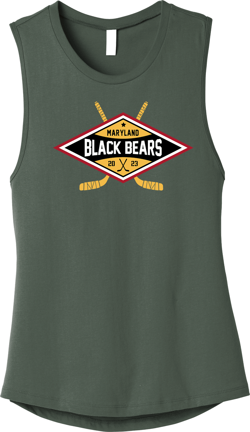 Maryland Black Bears Womens Jersey Muscle Tank