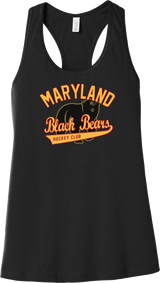 Maryland Black Bears Womens Jersey Racerback Tank