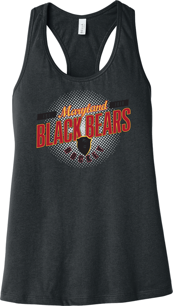 Maryland Black Bears Womens Jersey Racerback Tank