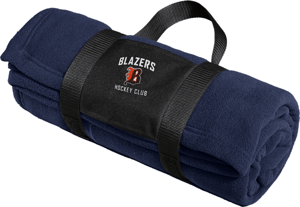 Philadelphia Blazers Fleece Blanket with Carrying Strap