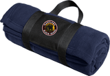 Maryland Black Bears Fleece Blanket with Carrying Strap