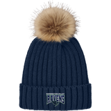 Kensington Valley Ravens Faux Fur Pom Beanie