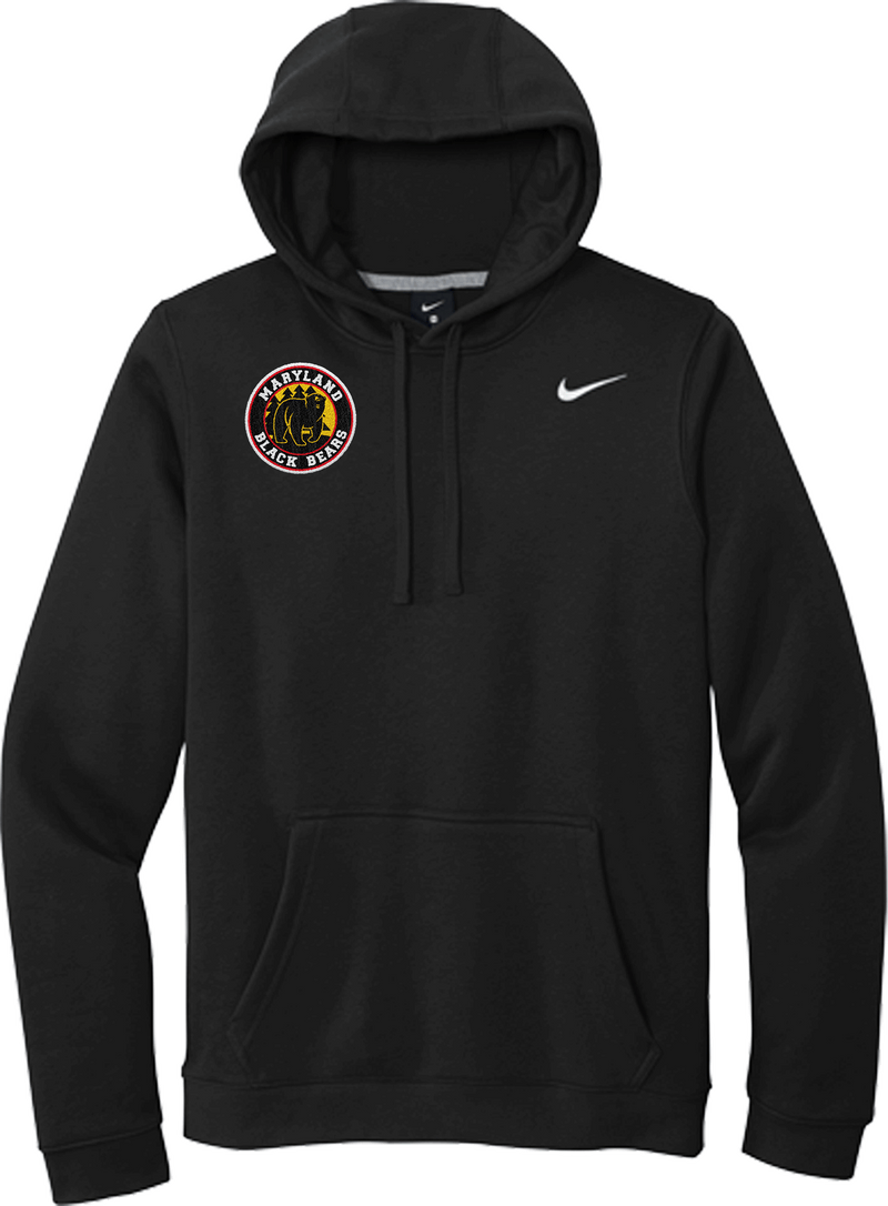 Maryland Black Bears Nike Club Fleece Pullover Hoodie