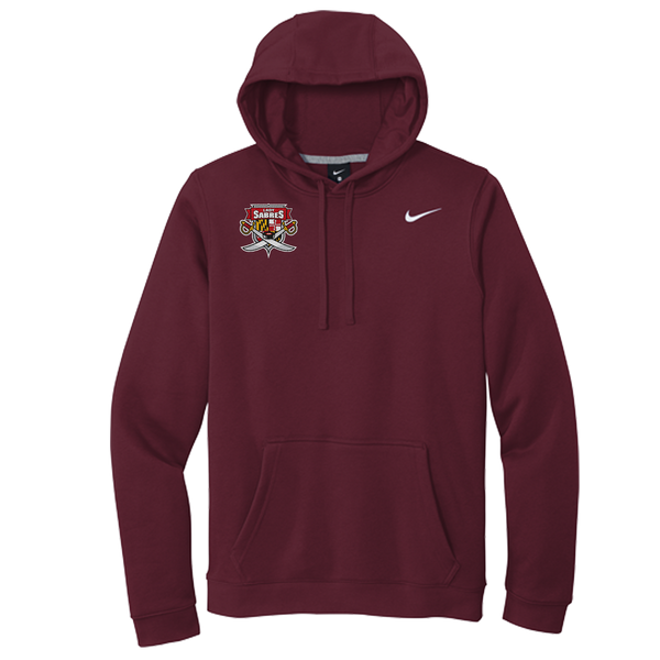 SOMD Lady Sabres Nike Club Fleece Pullover Hoodie