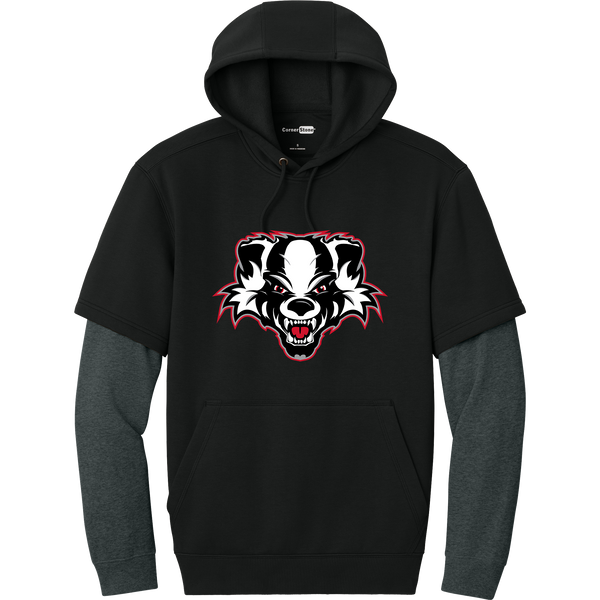 Scary Badgers Tough Fleece Layered Hoodie