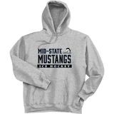 Mid-State Mustangs Ultimate Cotton - Pullover Hooded Sweatshirt