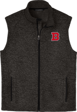 CT Bobcats Sweater Fleece Vest