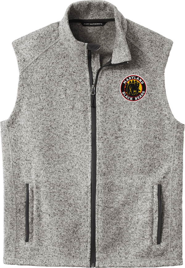 Maryland Black Bears Sweater Fleece Vest