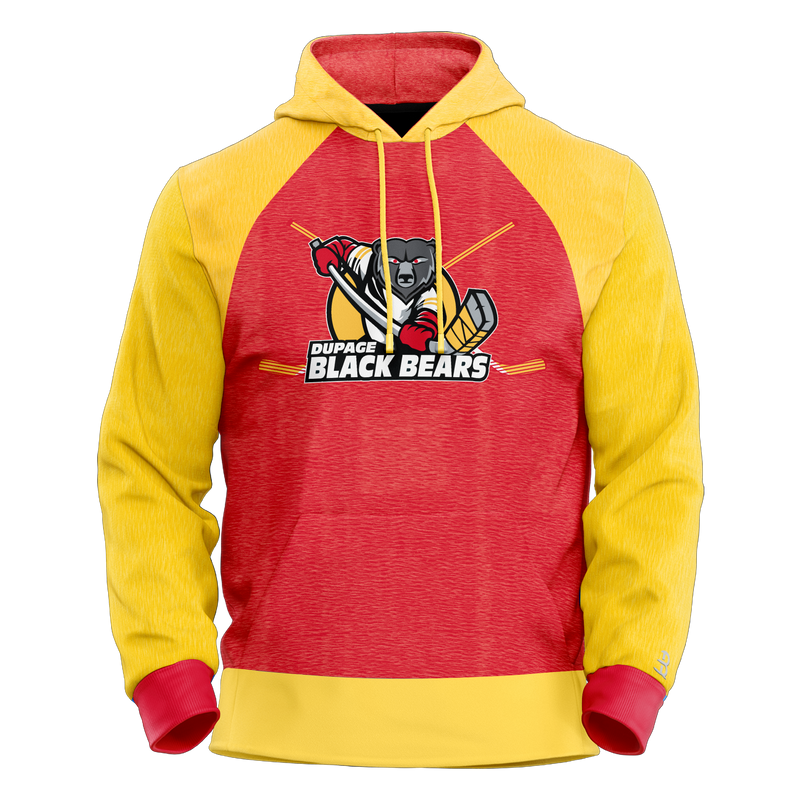 Dupage Black Bears Adult Sublimated Hoodie