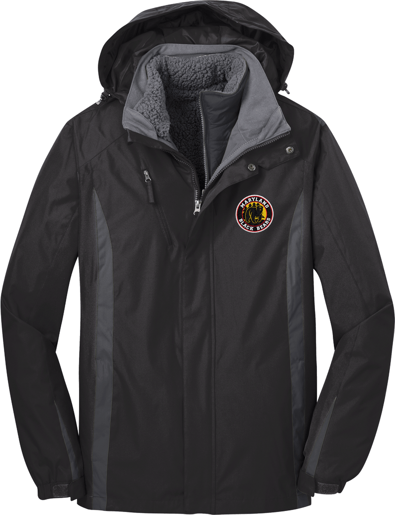 Maryland Black Bears Colorblock 3-in-1 Jacket
