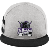 Old Bridge Jr. Knights New Era Shadow Heather Striped Flat Bill Snapback Cap