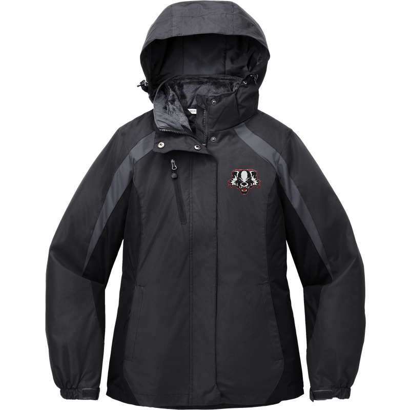 Scary Badgers Ladies Colorblock 3-in-1 Jacket
