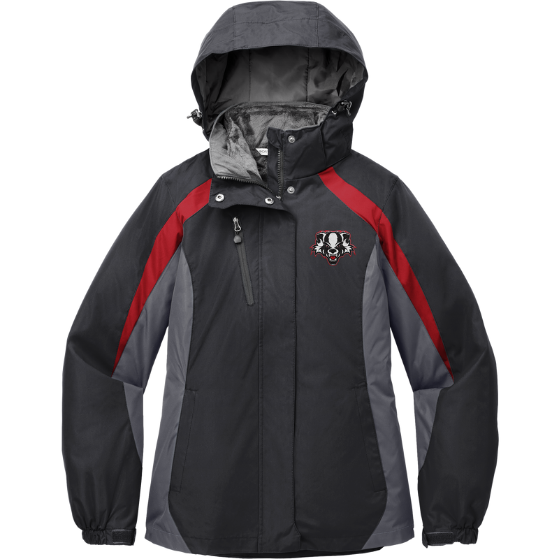Scary Badgers Ladies Colorblock 3-in-1 Jacket