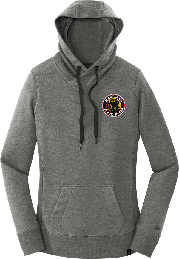 Maryland Black Bears New Era Ladies French Terry Pullover Hoodie