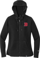 CT Bobcats New Era Ladies French Terry Full-Zip Hoodie