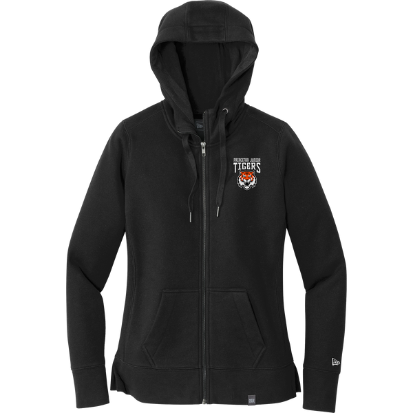 Princeton Jr. Tigers New Era Ladies French Terry Full-Zip Hoodie