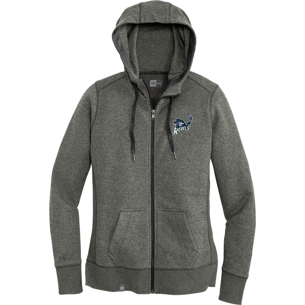 Kensington Valley Rebels New Era Ladies French Terry Full-Zip Hoodie