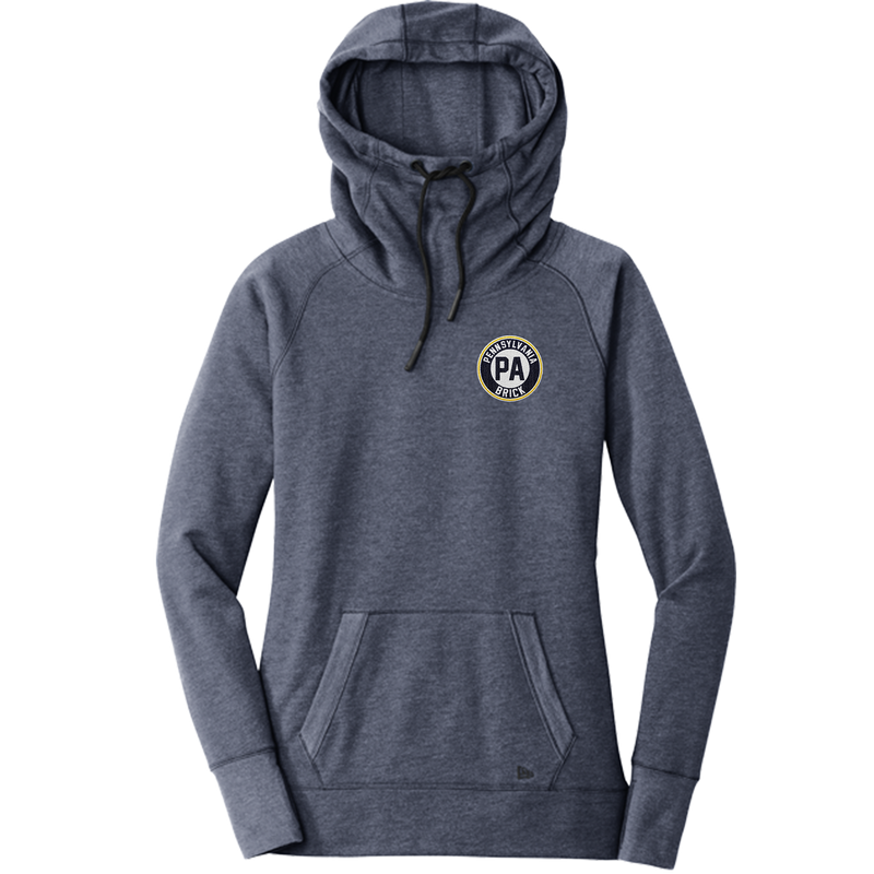 PA Brick New Era Ladies Tri-Blend Fleece Pullover Hoodie