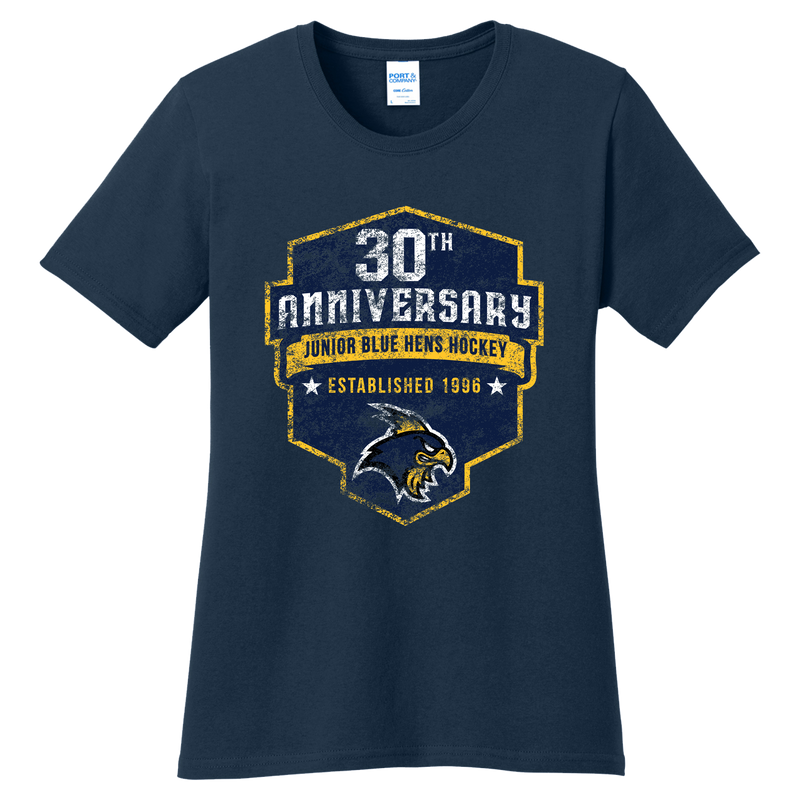 Delaware Jr. Blue Hens Women's Core Cotton Tee