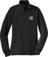 CT Bobcats Ladies 1/4-Zip Sweatshirt