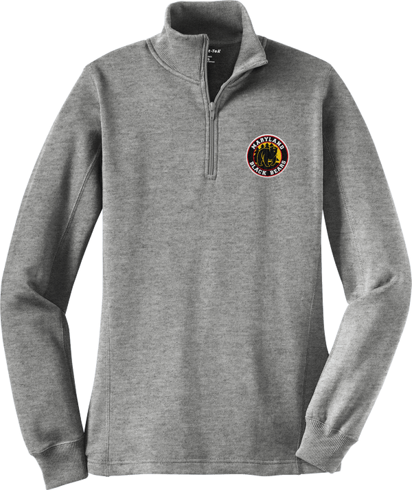 Maryland Black Bears Ladies 1/4-Zip Sweatshirt