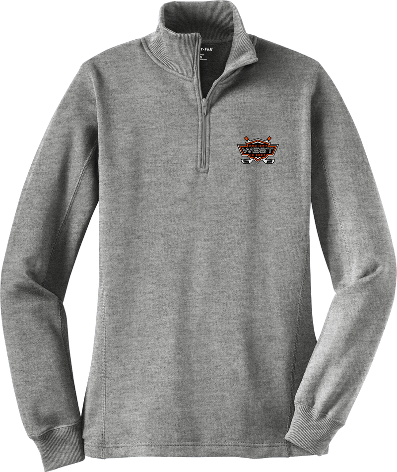 Orange County West Ladies 1/4-Zip Sweatshirt