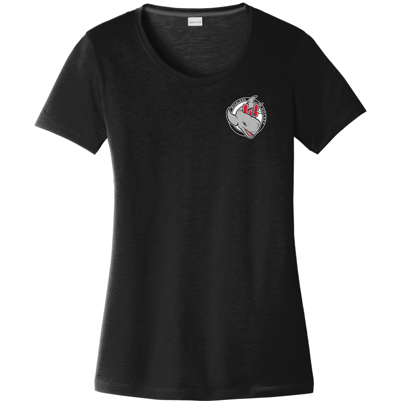 CT Whalers Tier 2 Ladies PosiCharge Competitor Cotton Touch Scoop Neck Tee