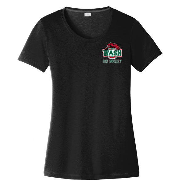 Wash U Ladies PosiCharge Competitor Cotton Touch Scoop Neck Tee