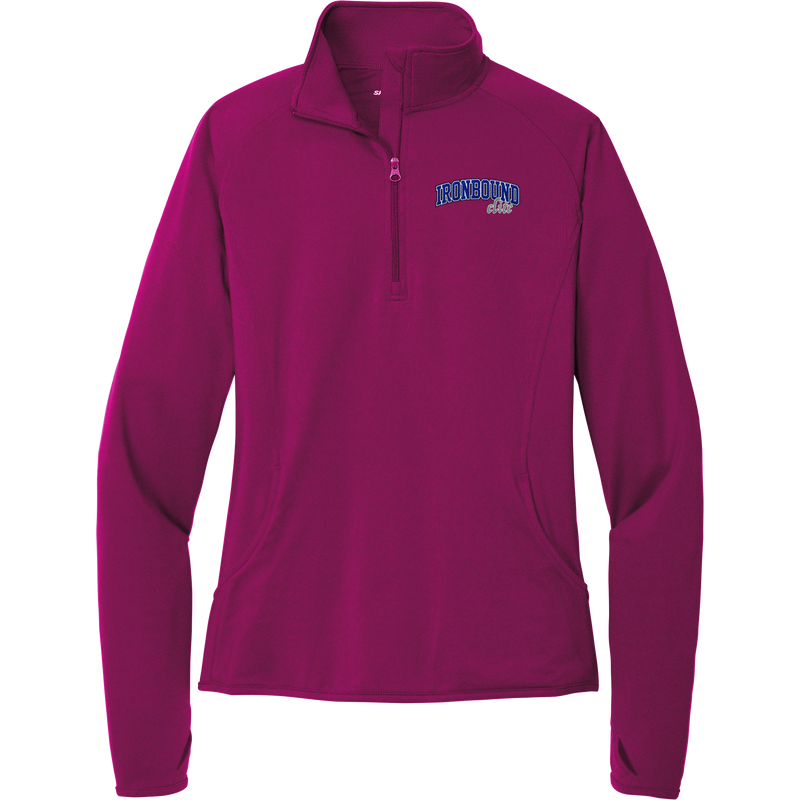 Ironbound Ladies Sport-Wick Stretch 1/4-Zip Pullover