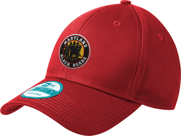 Maryland Black Bears New Era Adjustable Structured Cap