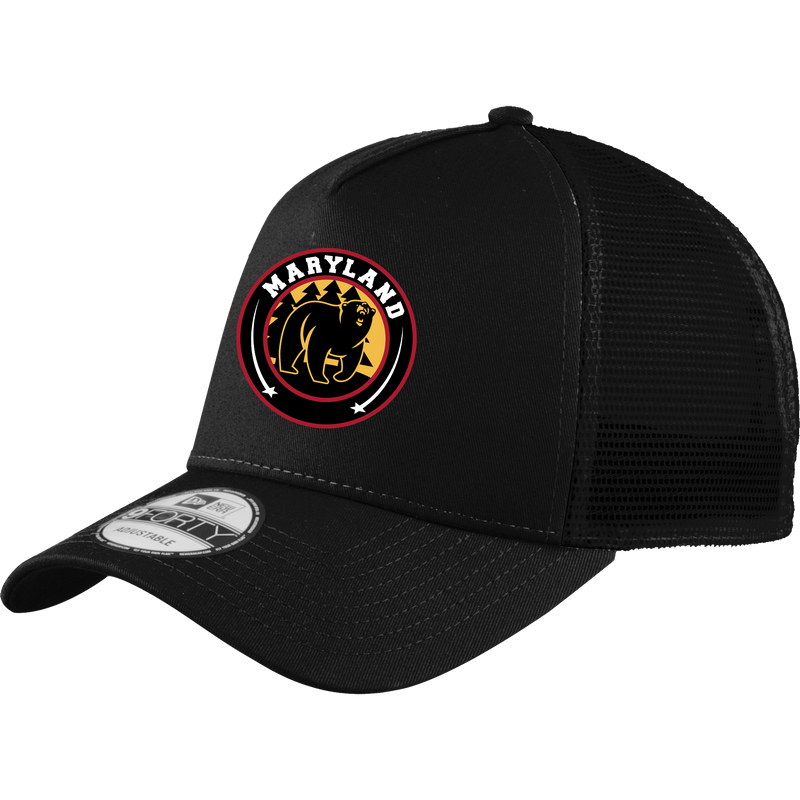 Maryland Black Bears New Era Snapback Trucker Cap