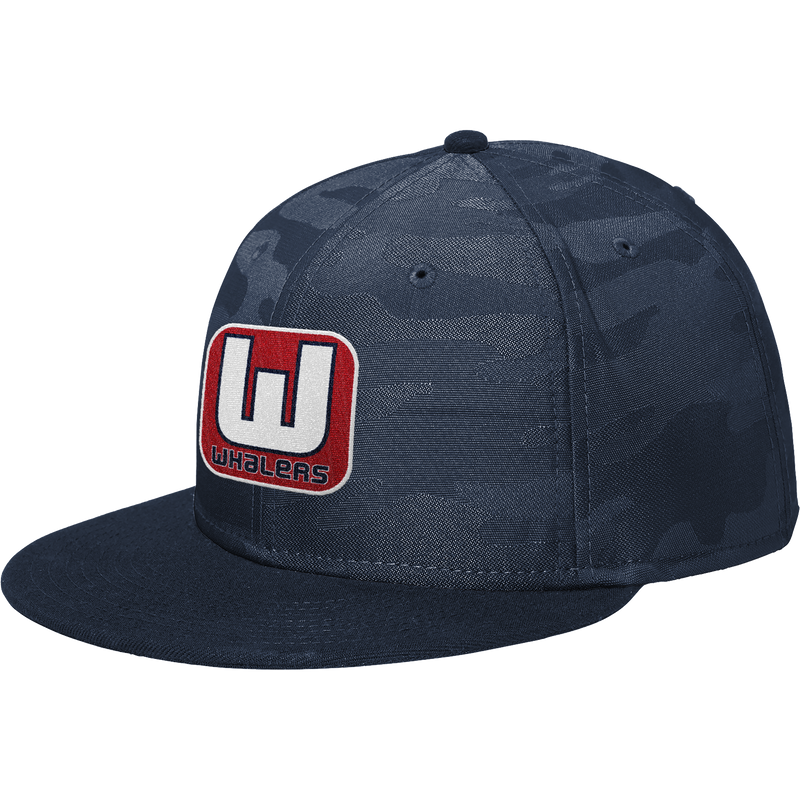 CT Whalers Tier 1 New Era Camo Flat Bill Snapback Cap