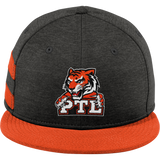 Princeton Tiger Lilies New Era Shadow Heather Striped Flat Bill Snapback Cap