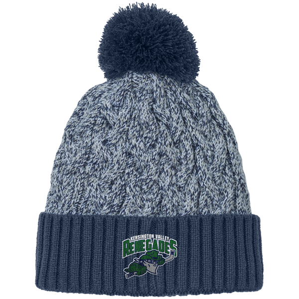 Kensington Valley Renegades New Era Marled Knit Pom Beanie