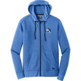 Pittsburgh Huskies New Era Tri-Blend Fleece Full-Zip Hoodie