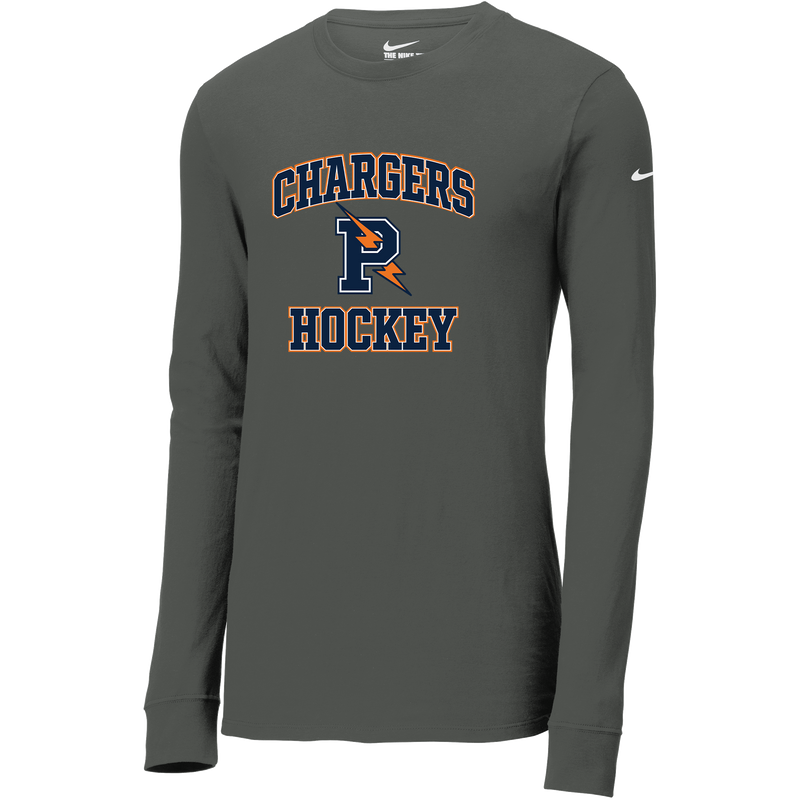 Powers Hockey Nike Dri-FIT Cotton/Poly Long Sleeve Tee