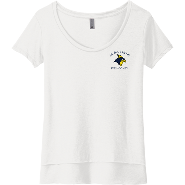Delaware Jr. Blue Hens Womens Festival Scoop Neck Tee