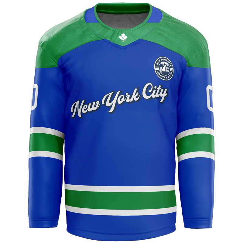 NYC Hockey Club Adult Goalie Cut and Sew Jersey