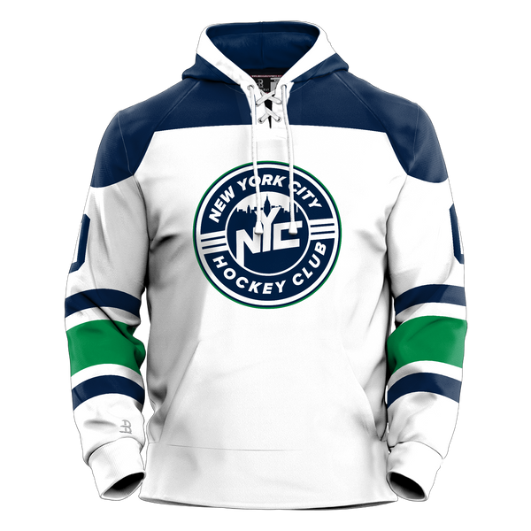 NYC Hockey Club Adult Sublimated Retro Hoodie