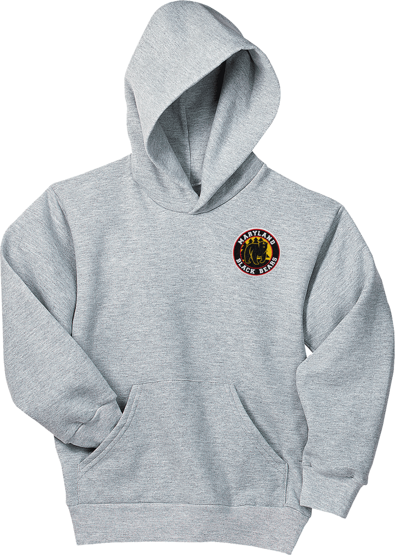 Maryland Black Bears Youth EcoSmart Pullover Hooded Sweatshirt