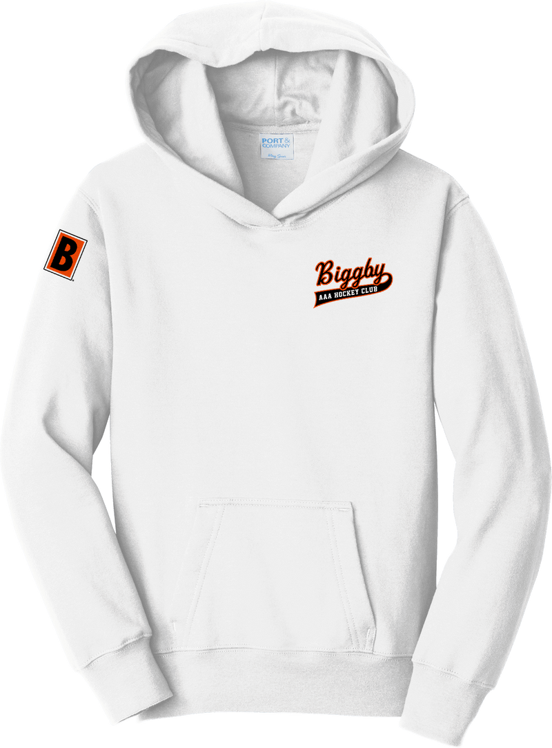 Biggby Coffee AAA Youth Fan Favorite Fleece Pullover Hooded Sweatshirt