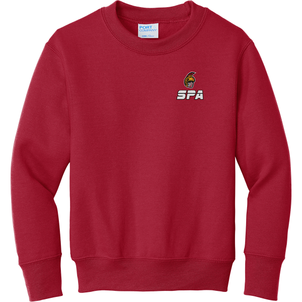 Seacoast Spartans (SPA) Youth Core Fleece Crewneck Sweatshirt