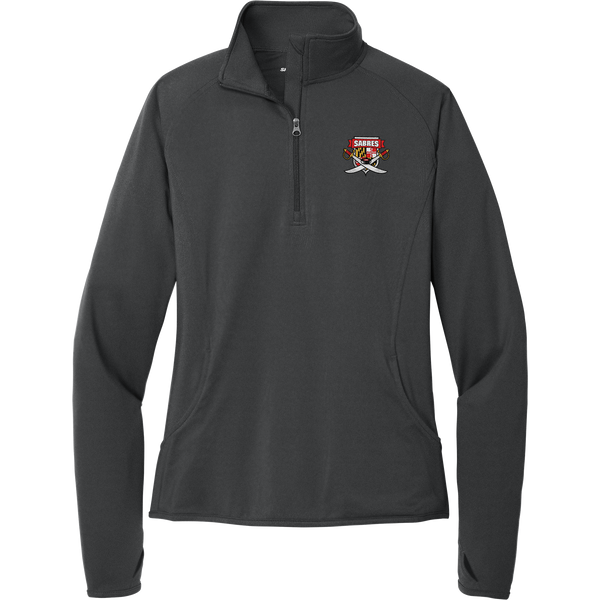 SOMD Sabres Ladies Sport-Wick Stretch 1/4-Zip Pullover