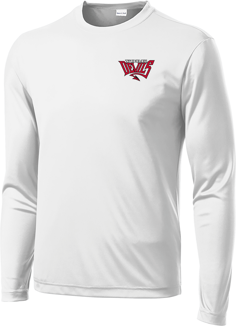 York Devils Long Sleeve PosiCharge Competitor Tee